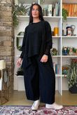Lock Needlecord Panel Dip Side Top Black